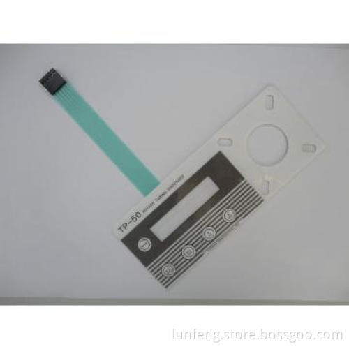Tactile Membrane Switch With Fpc as Below Circuit Sheet